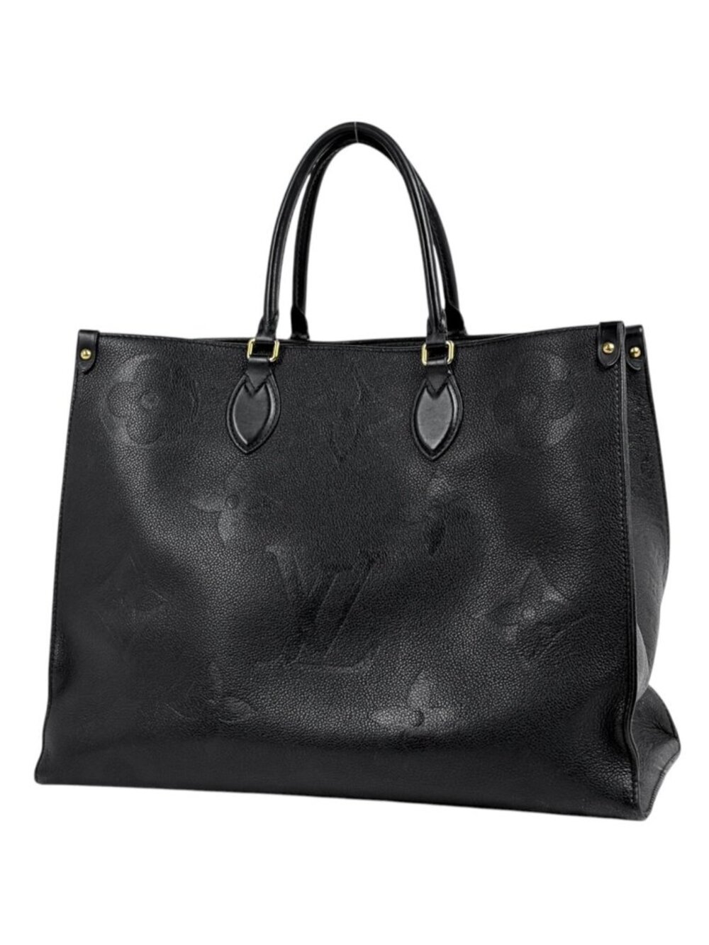 Louis Vuitton On The Go GM Tote Bag 2-Way Monogram Empreinte Noir